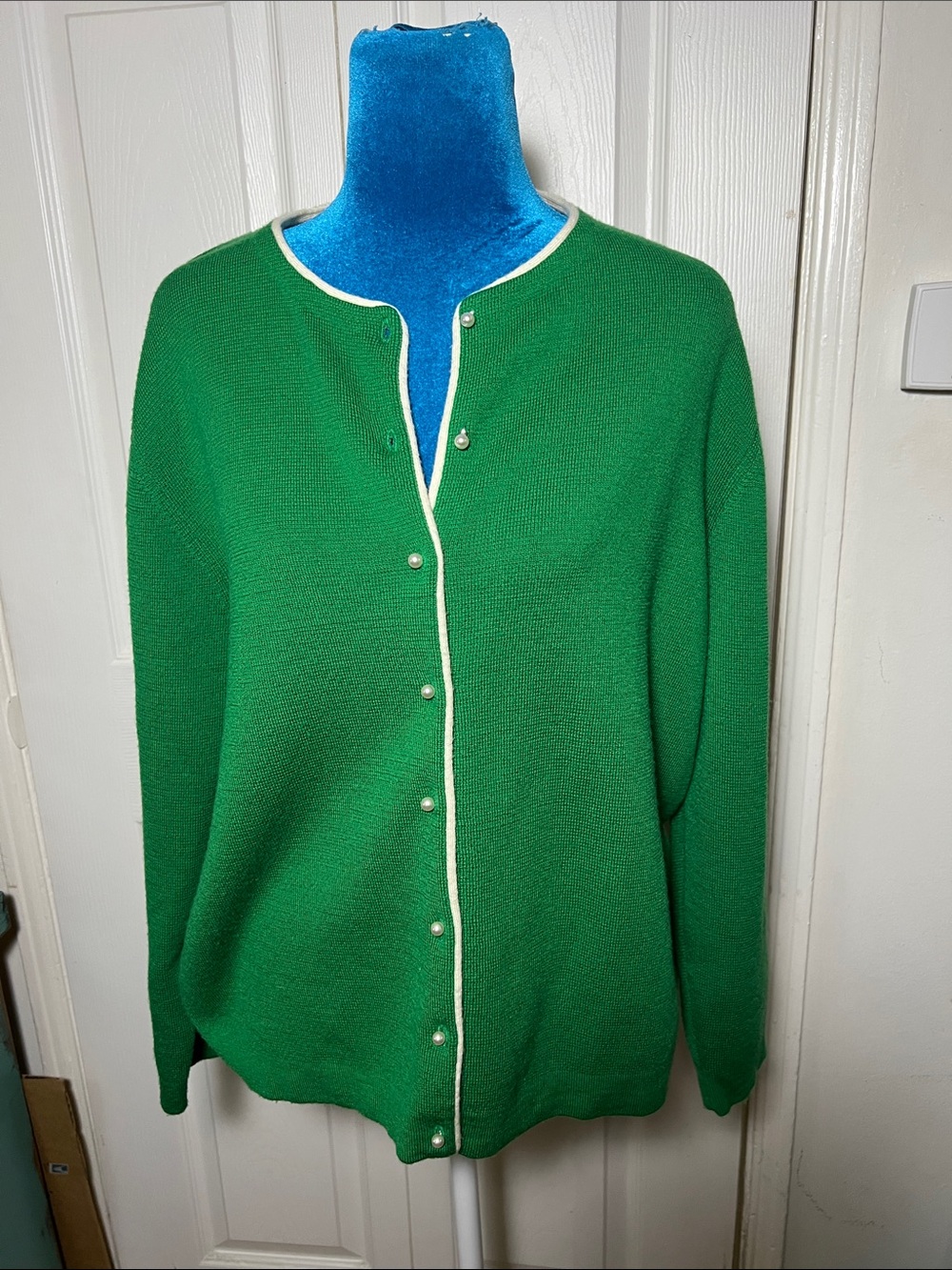 Vintage Frances Valentine wool Cardigan Sweater Women’s Large